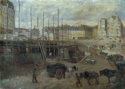 ロペラ通り、1878年 作： Giuseppe de Nittis